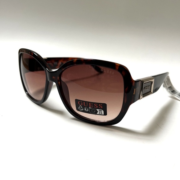 GUESS Butterfly Sunglasses GO00043 Acetate Tortoise Shell Logo Brown